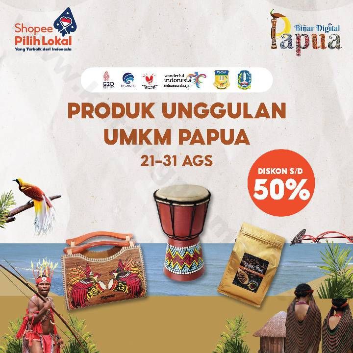 Produk Unggulan UMKM Papua Di Shopee Pilih Lokal Diskon Hingga 50